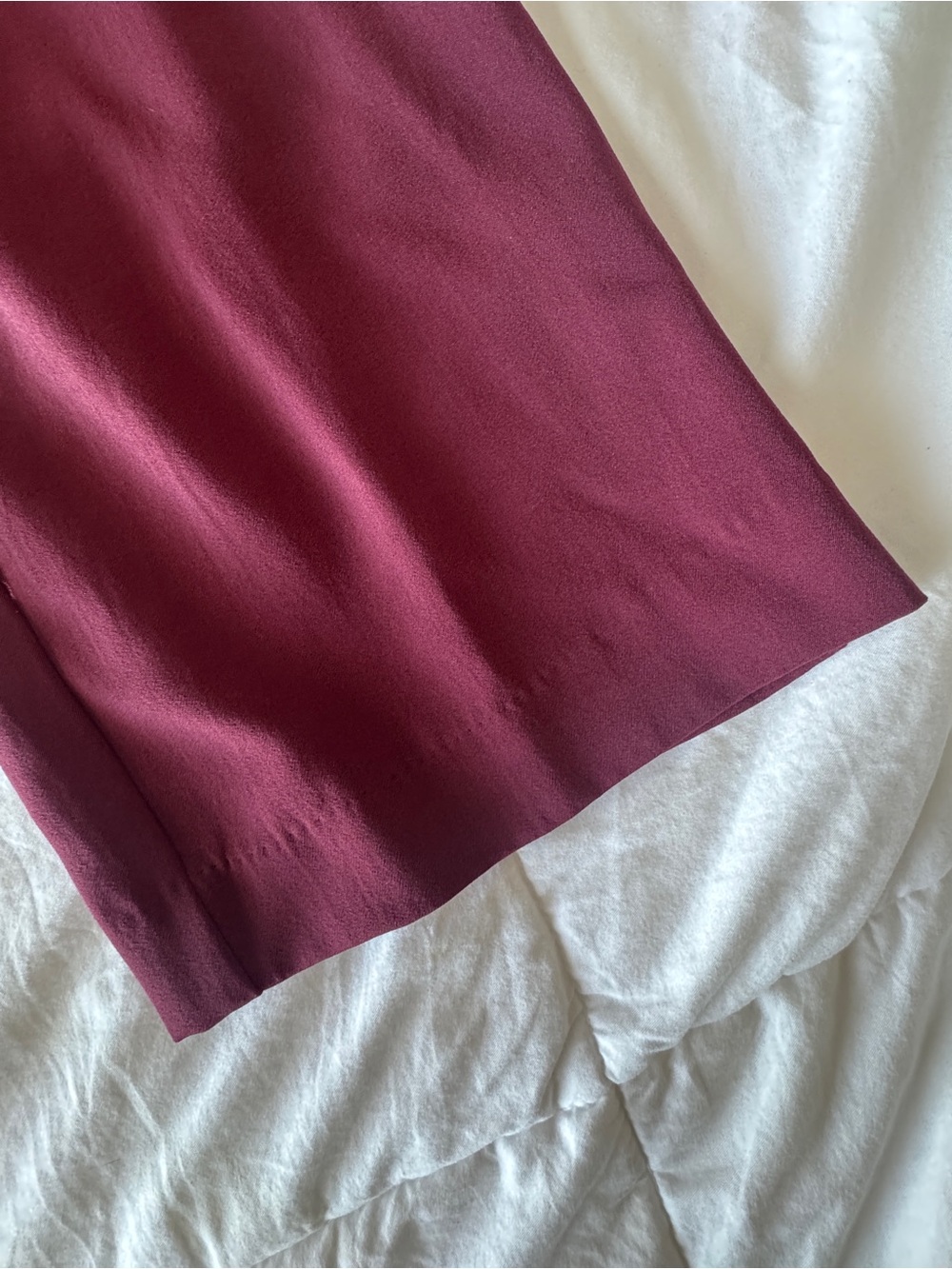 Jason Wu Pleated Wide Leg Trouser Pants Burgundy High Rise Career XS - Picture 8 of 11